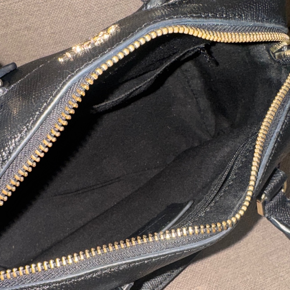 Coach Black Leather Satchel - Picture 7 of 8